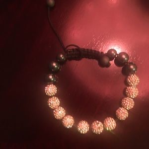 Sliver and black Bracelet